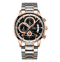Steel Band Waterproof Quartz Watch For Men