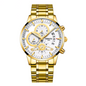 Steel Band Waterproof Quartz Watch For Men