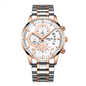 Steel Band Waterproof Quartz Watch For Men