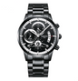 Steel Band Waterproof Quartz Watch For Men