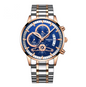 Steel Band Waterproof Quartz Watch For Men