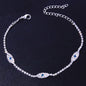 Vintage Bule Evil Eye Anklet Bracelet Beach Women Crystal Anklet1