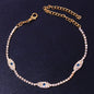 Vintage Bule Evil Eye Anklet Bracelet Beach Women Crystal Anklet1